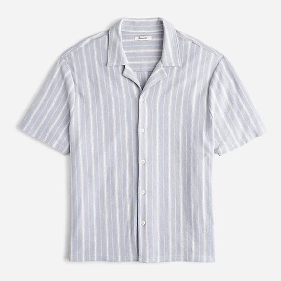 Madewell Other - Madewell Easy Short Sleeve Striped Jacquard Shirt US Men's M New